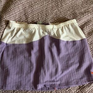 Nike Purple and Cream Mini Skirt